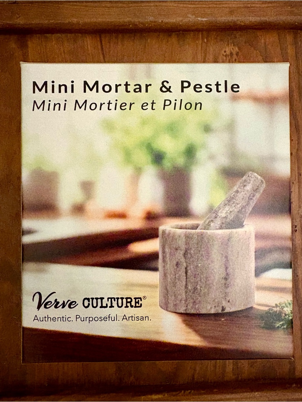 Marble MINI Mortar & Pestle - New in Box
